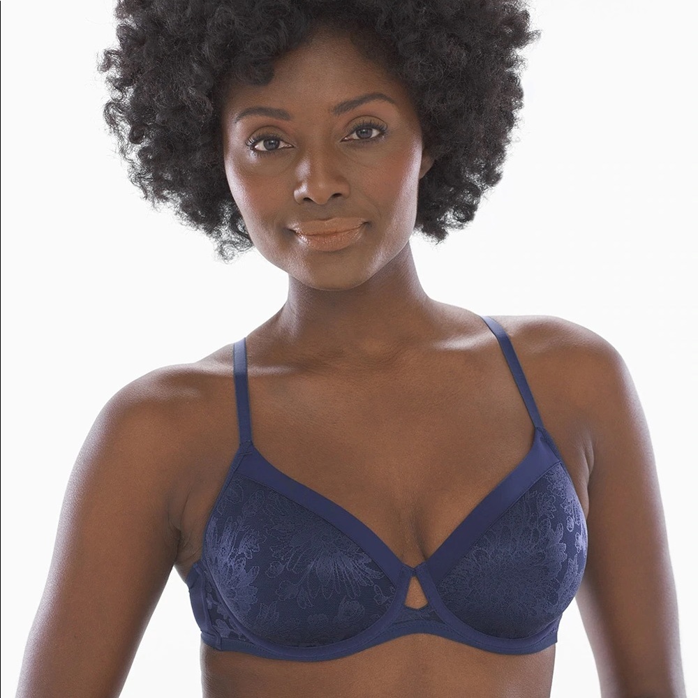 Soma Lightest Lift Perfect Coverage Bra 38DD NAVY